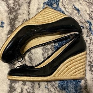 Coach Black Wedges